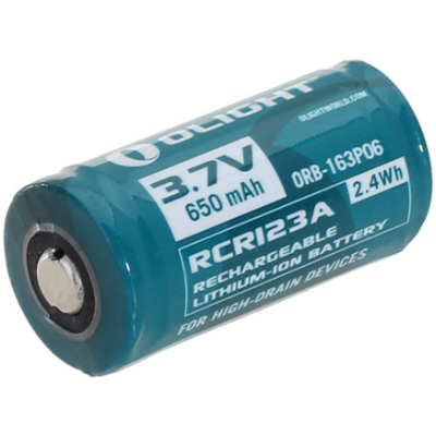 Olight - RCR123A 3.7V 650mAh Rechargeable Battery