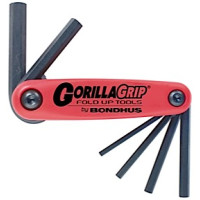 Bondhus - GorillaGrip Set 6 Hex Fold-up Tools 1,5 -6 mm (imbus)