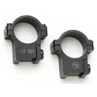 CZ 527 STEEL 1″ SCOPE MOUNTS, HIGH, INTEGRATED BASE &amp; RINGS