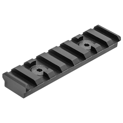 UTG PRO M-LOK(TM) 8-Slot Picatinny Rail Section, Black